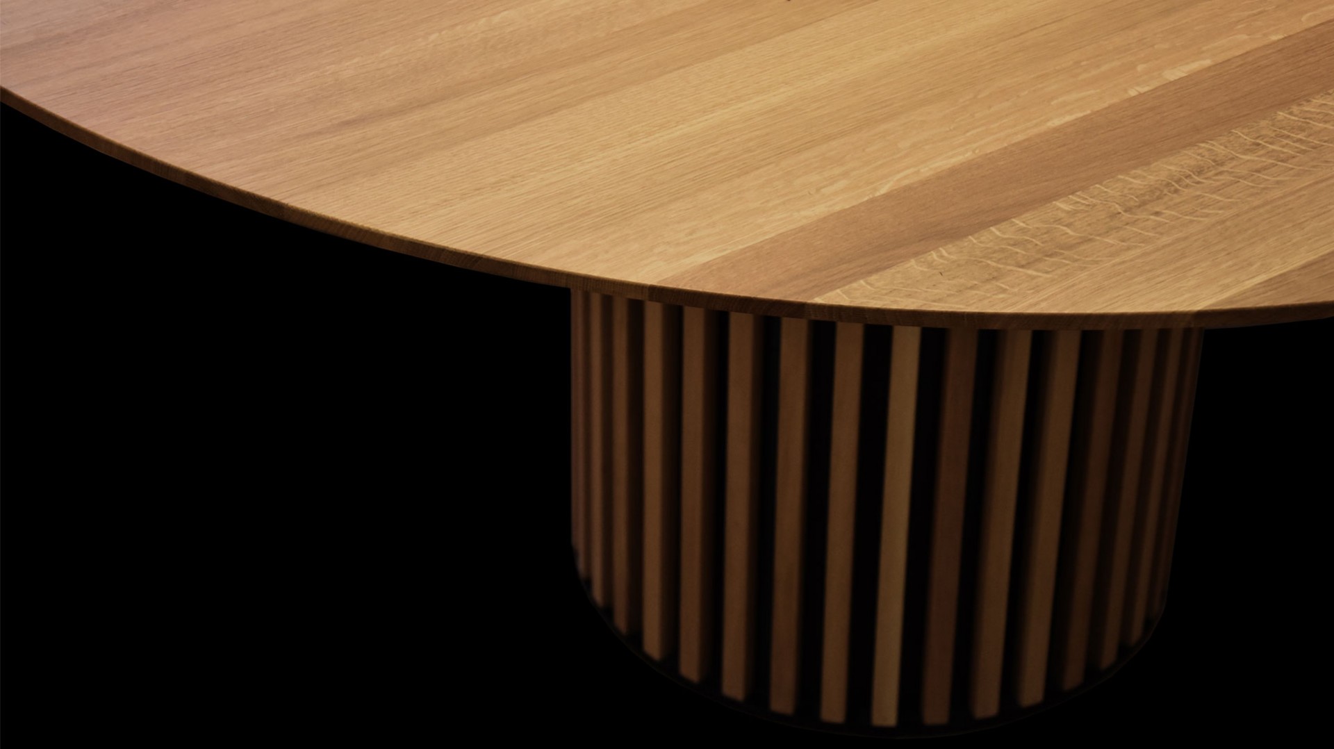 okrúhly jedálenský stôl TAP W z masívneho dubového dreva, dubový okrúhly stôl, masívny okrúhly stôl, okrúhly stôl z masívneho dubového dreva, okrúhly stôl TAP W cubica