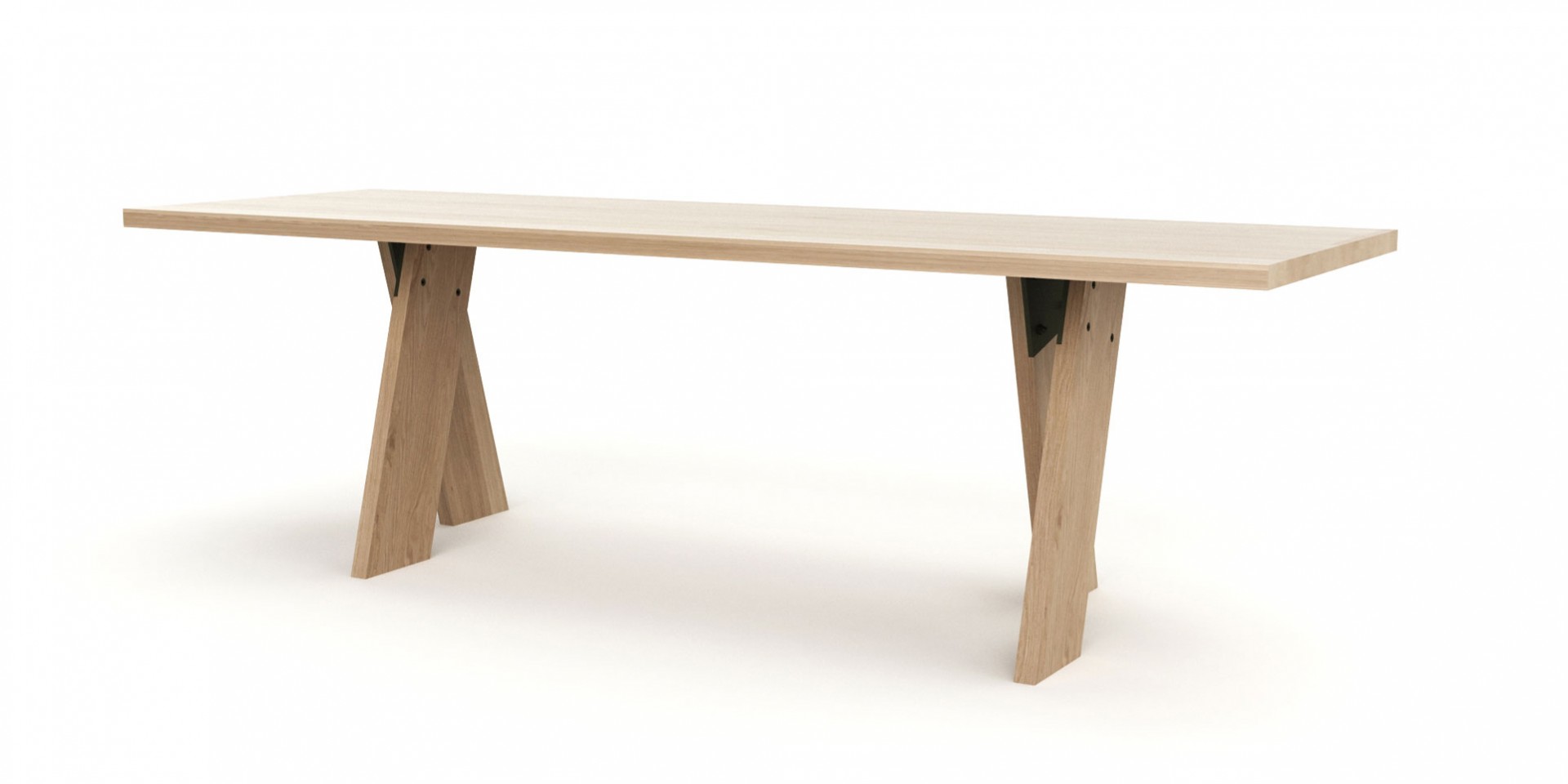 masívny dubový stôl, moderný dubový stôl